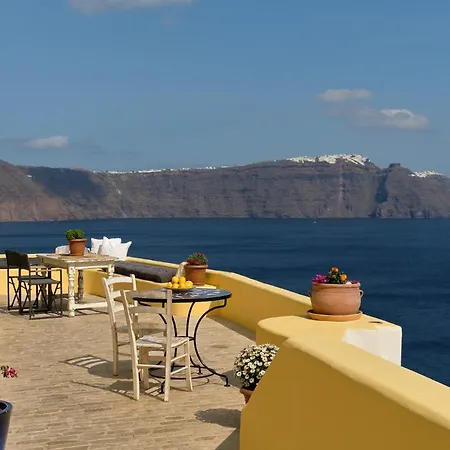 Ilivatos - Elegant Villa On The Caldera'S Edge Oía Buitenkant foto